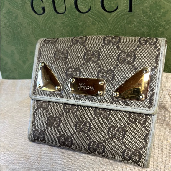 Gucci Wallets Guccissima Brown and Gold Wallet with Iconic GG Monogram Monster - Picture 2 of 8